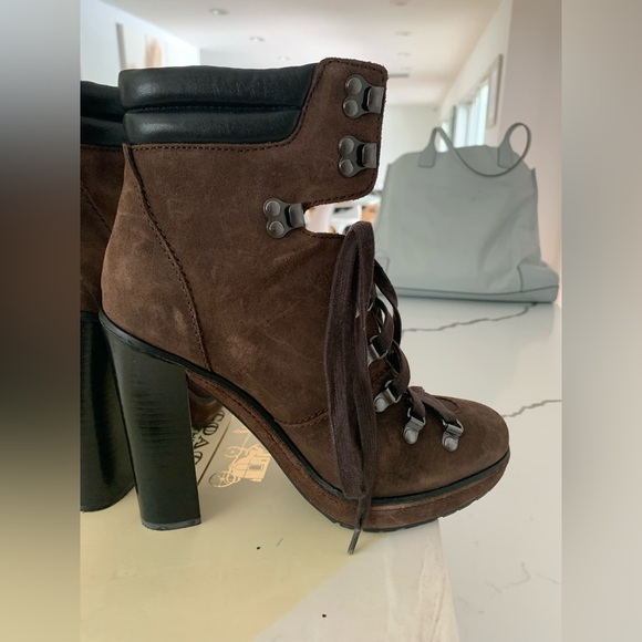 Coach suede platform combat boot - Picture 5 of 6